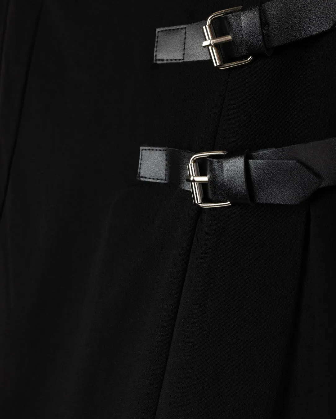 Side Buckle Maxi Skirt Urban Edge