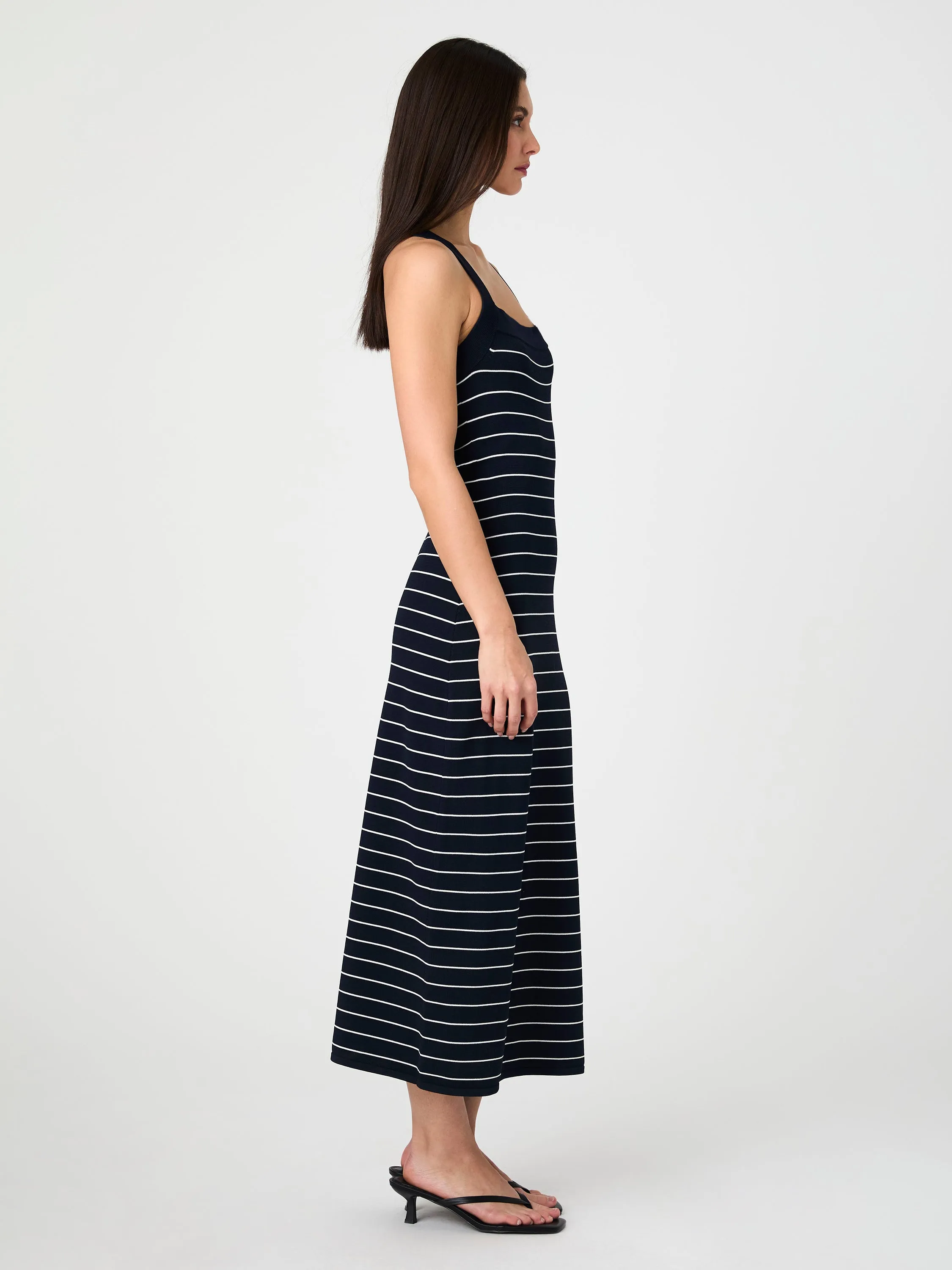 Night wear Bodycon Cross Back Midi Dress