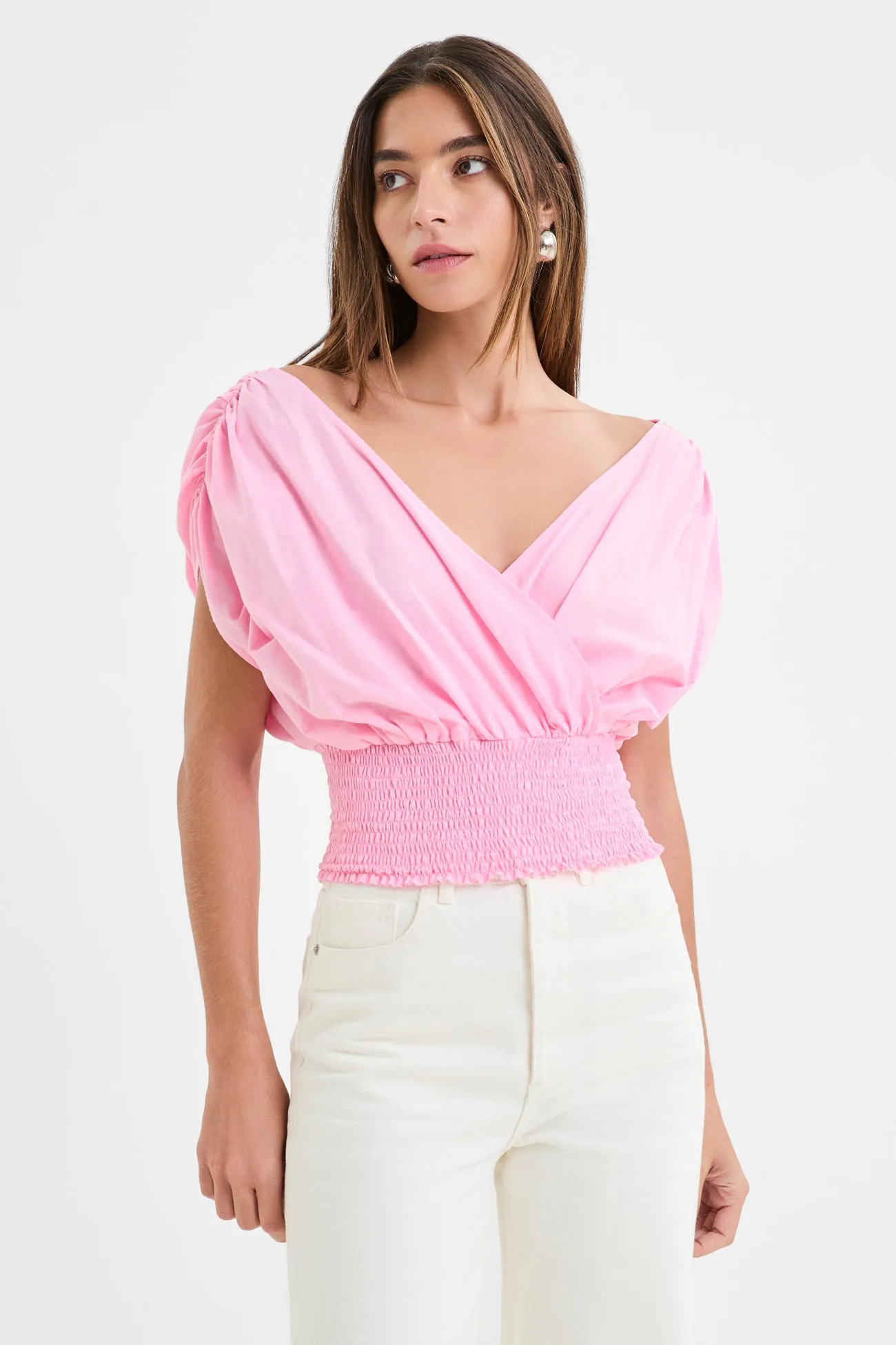 NonIrritating Stitching OversizedFit Signe Top