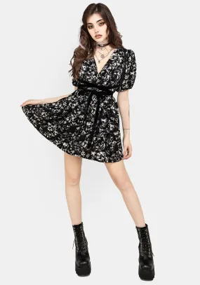 Eulogy Button Front Mini Dress Basic Cool