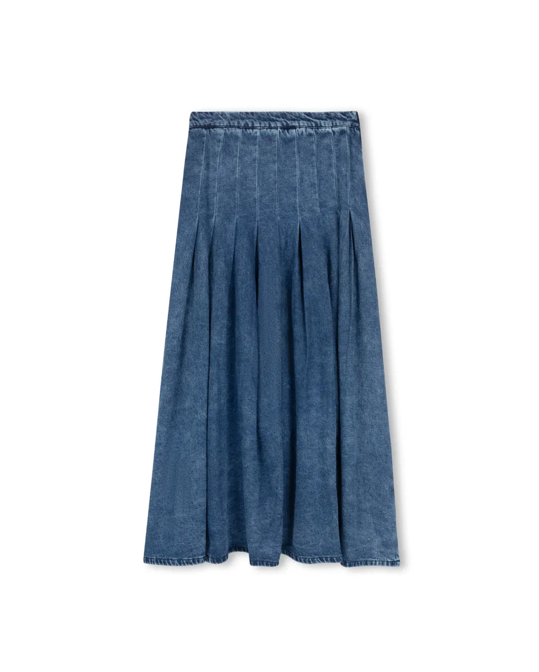 Detachable Detail Trendy Outfit Denim Yoke Skirt