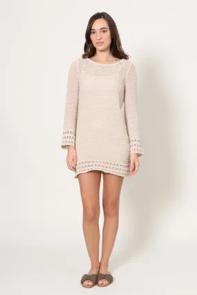 Calabria Crochet Mini Dress Chic Fit Lux Look