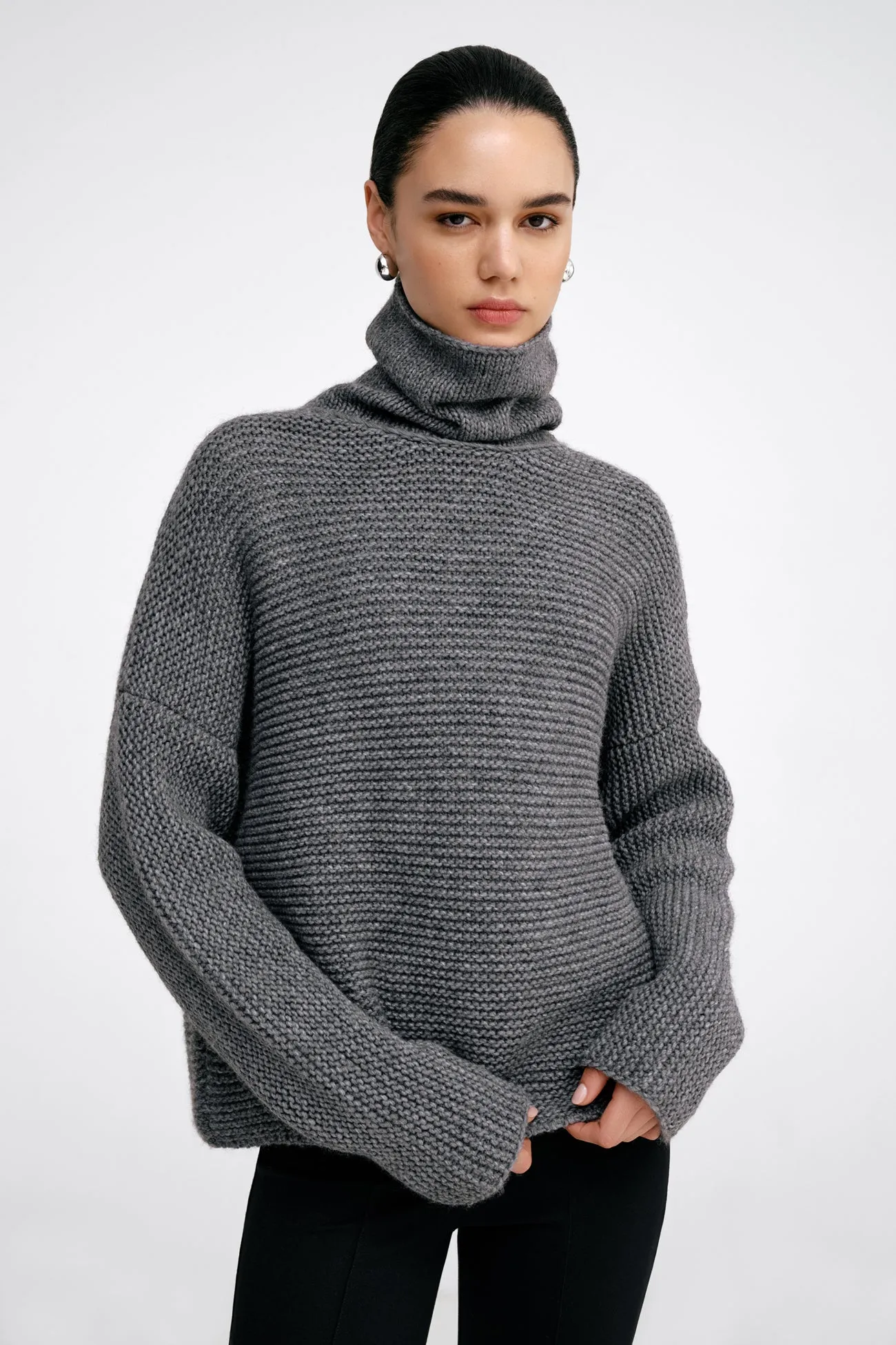 Pia Turtleneck Sweater Odor Resistant Blend