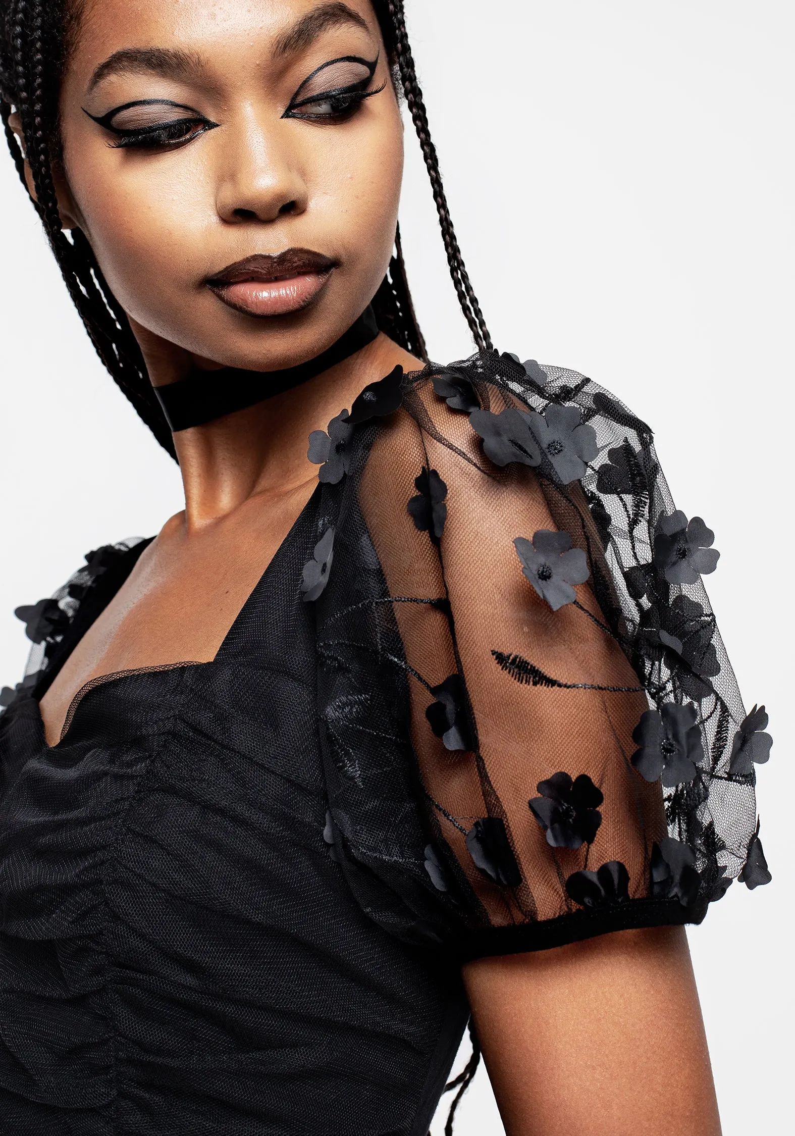 Disenchanted High Low Tulle Gown High-waist Soft Movement