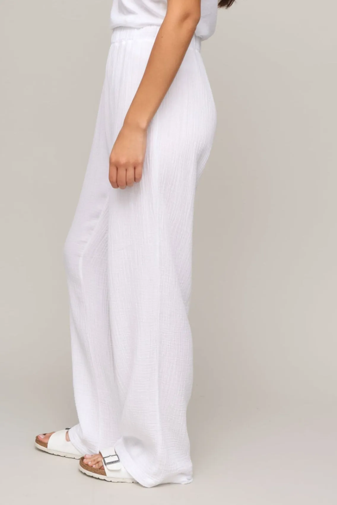 Workwear ReinforcedBeltLoops Cassidy Gauze Full Length Pant