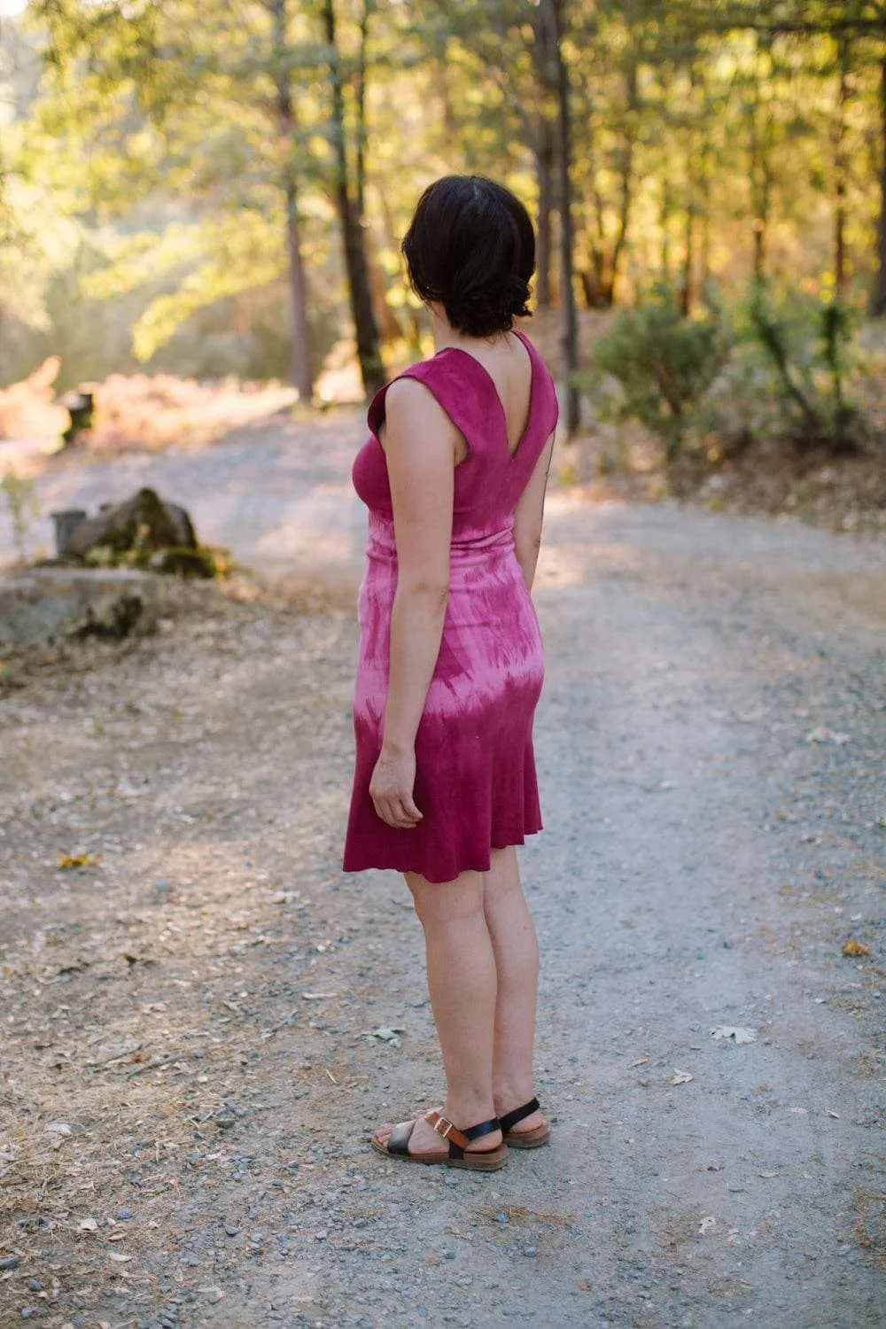Slinky Dress in Dragon Fruit Occasion Wear Soft Layering