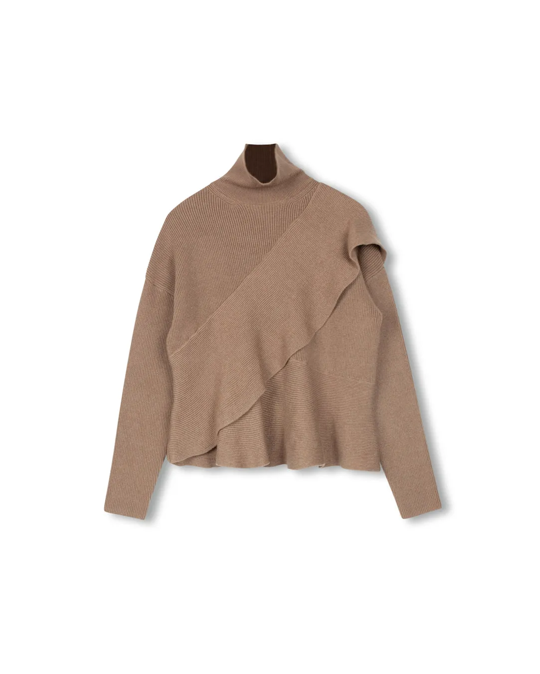 Anno Knit Ruffle Detailed All Season Knit