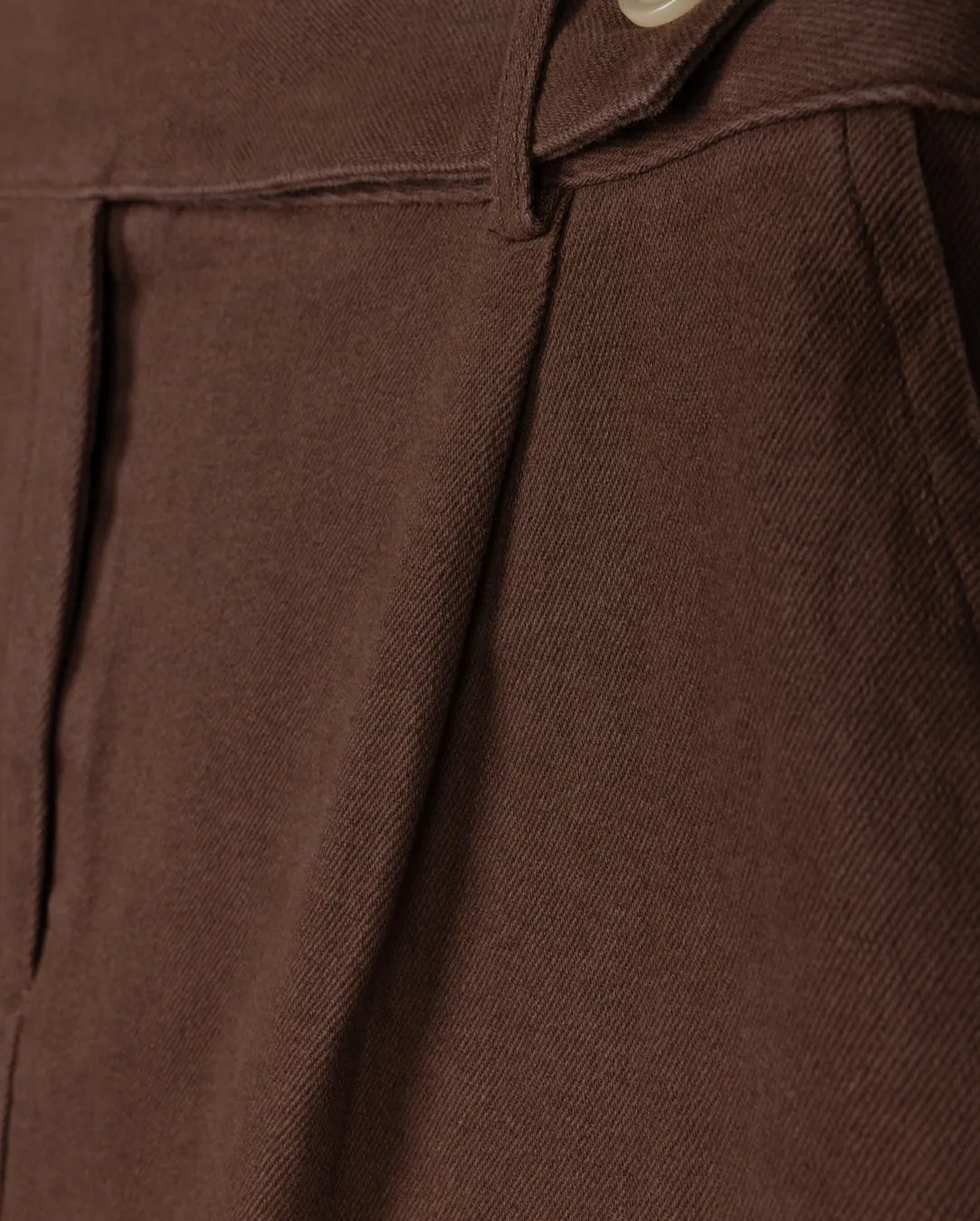 Button Waist Detailed Denim Skirt Personality Style