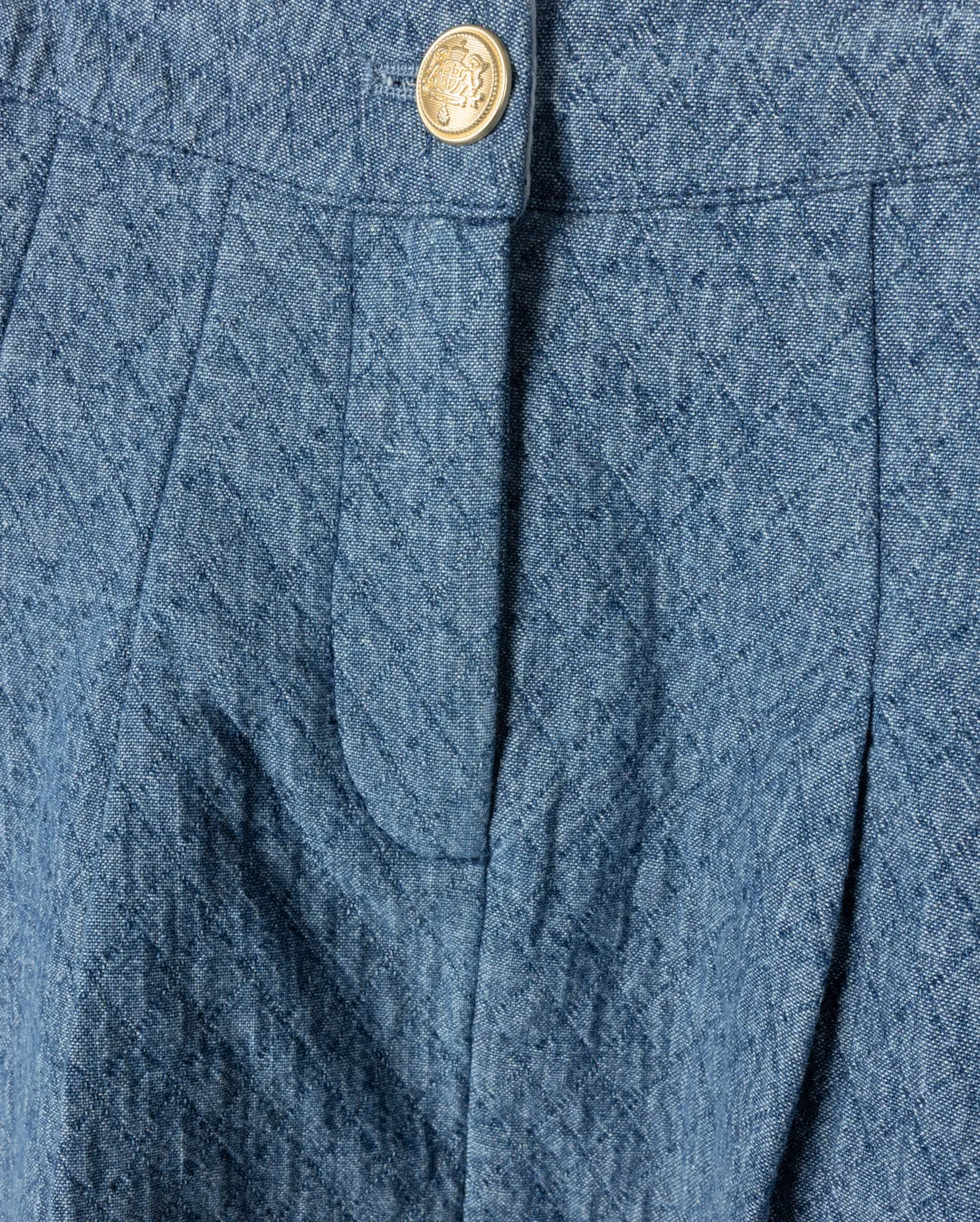 Urban Pulse Tiered hem Puffed Denim A-line Skirt