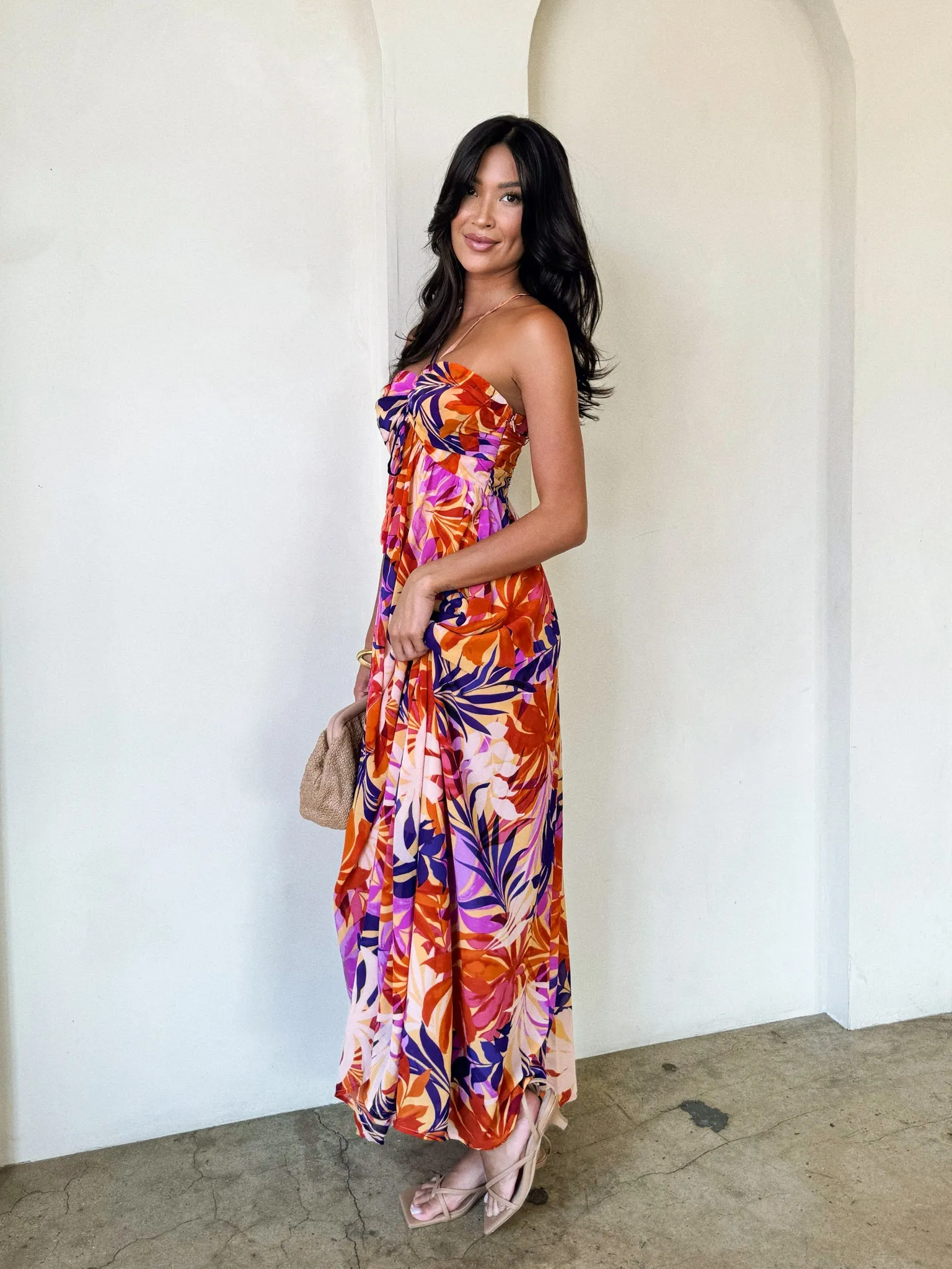 New Horizons Maxi Dress - Final Sale machine washable material Seamless construction