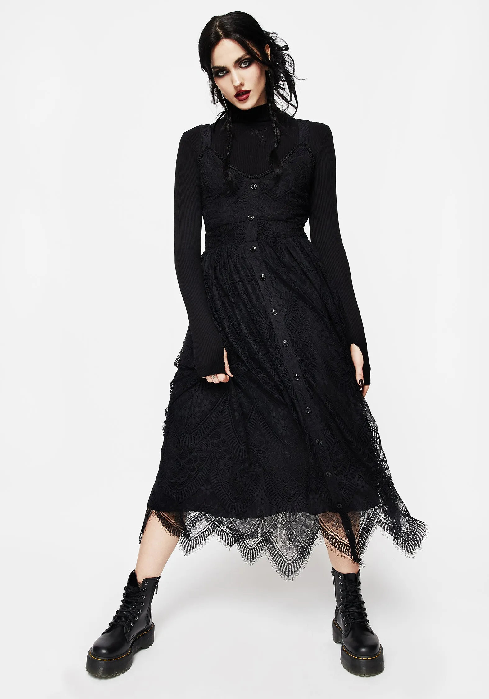 All Occasion SustainableCotton Poltergeist Lace Midaxi Dress