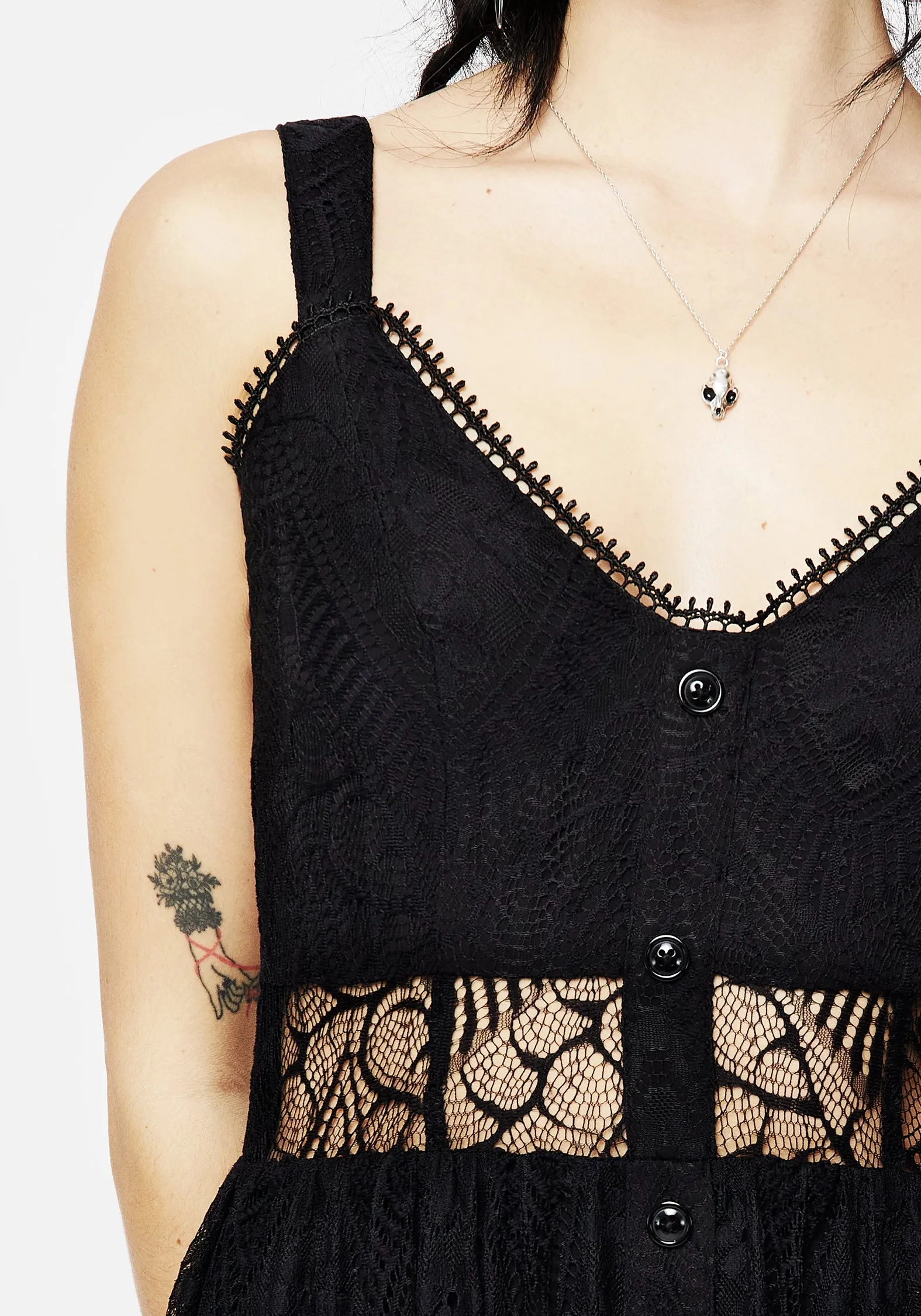 Poltergeist Lace Midaxi Dress Sophisticated Cut