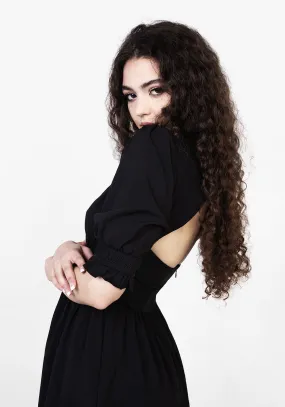 DIVINATION TEXTURED MIDI DRESS Comet Tail Rock Bay