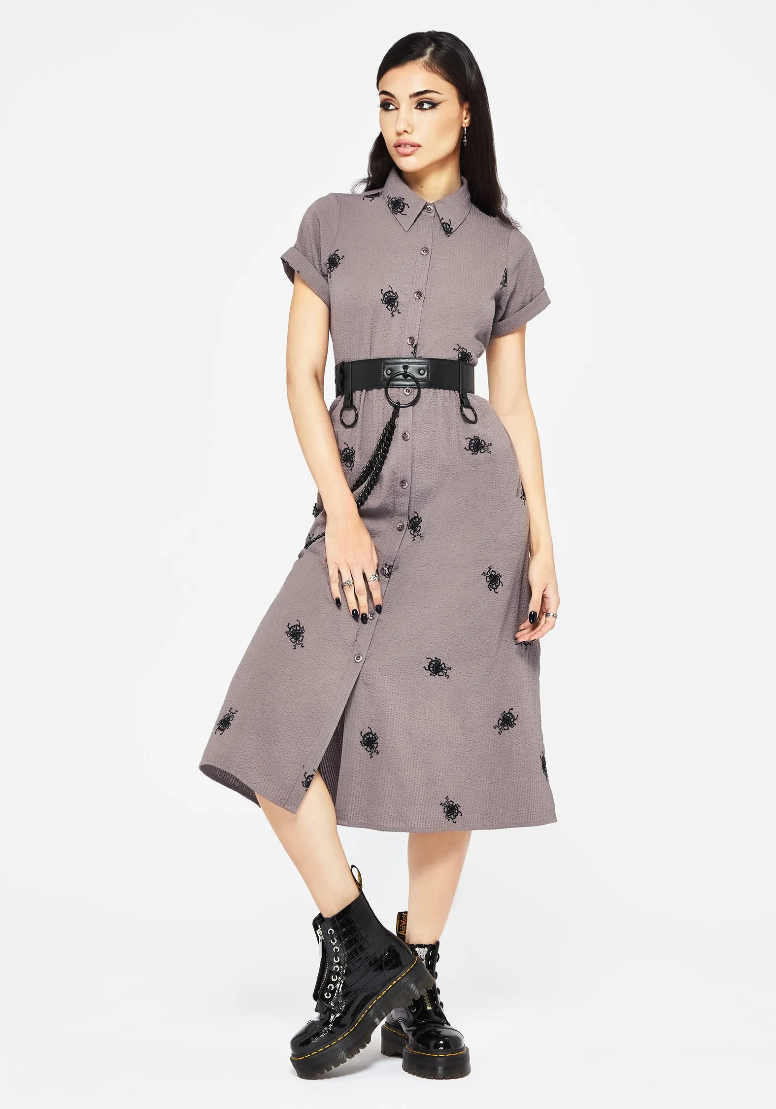 Calliope Chain Belt - Black ExtendedSizeRange Stay Cool