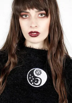 Balance Fluffy Jumper Dimensional Jacquard Weave ZeroWaste Knitting Technique