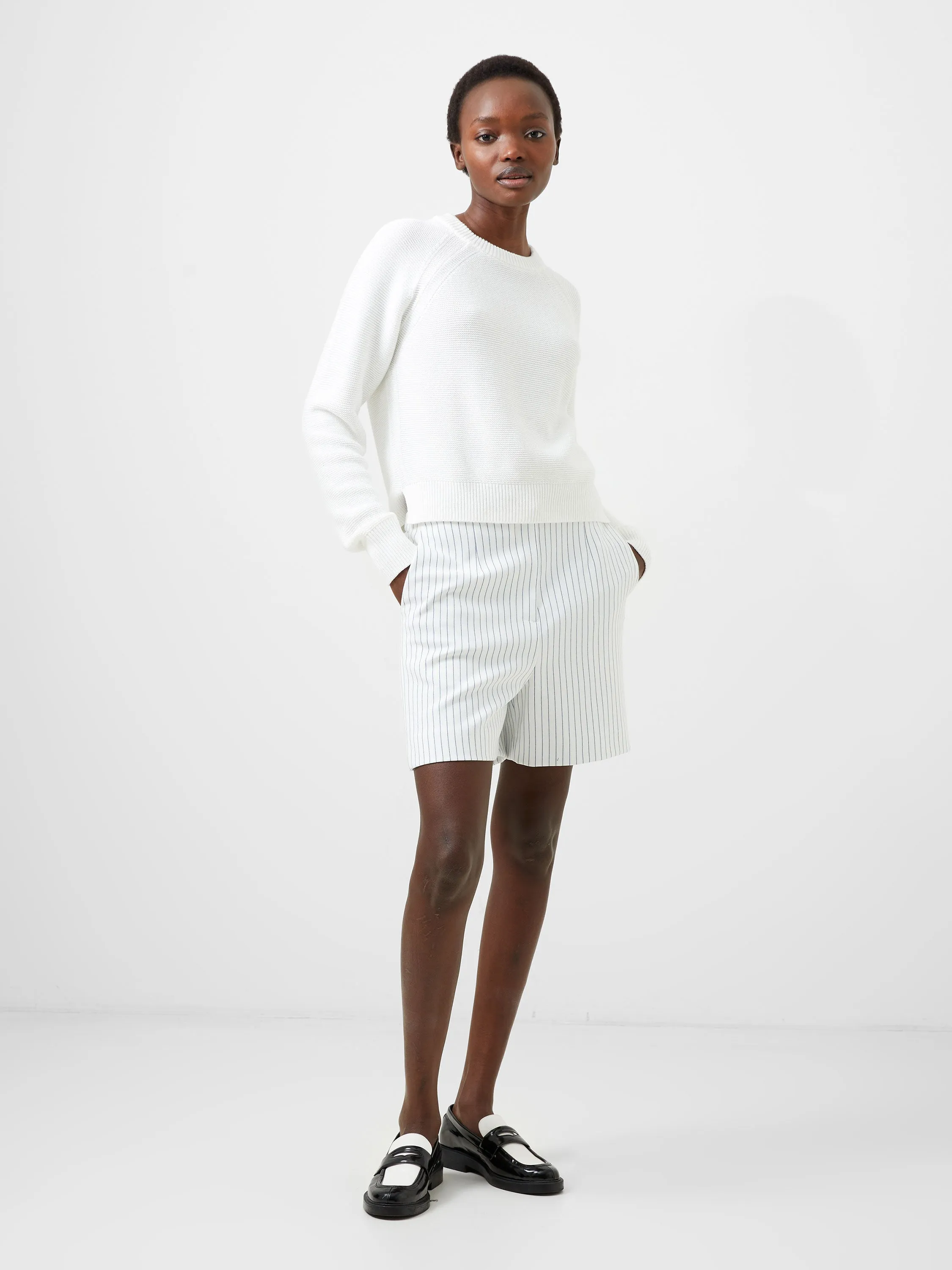 Anti Friction Lining Whisper Pinstripe Shorts