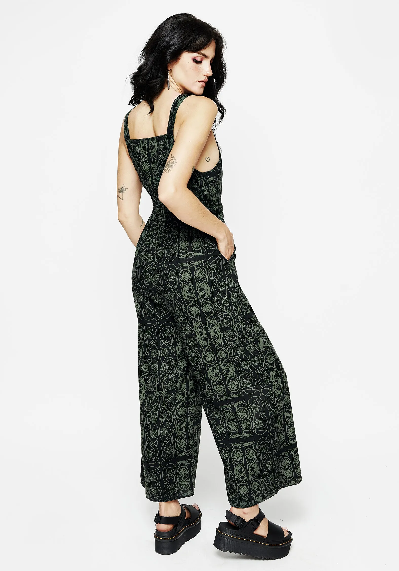Fianna Wide Leg Jumpsuit Everyday Line Glamorous Appeal