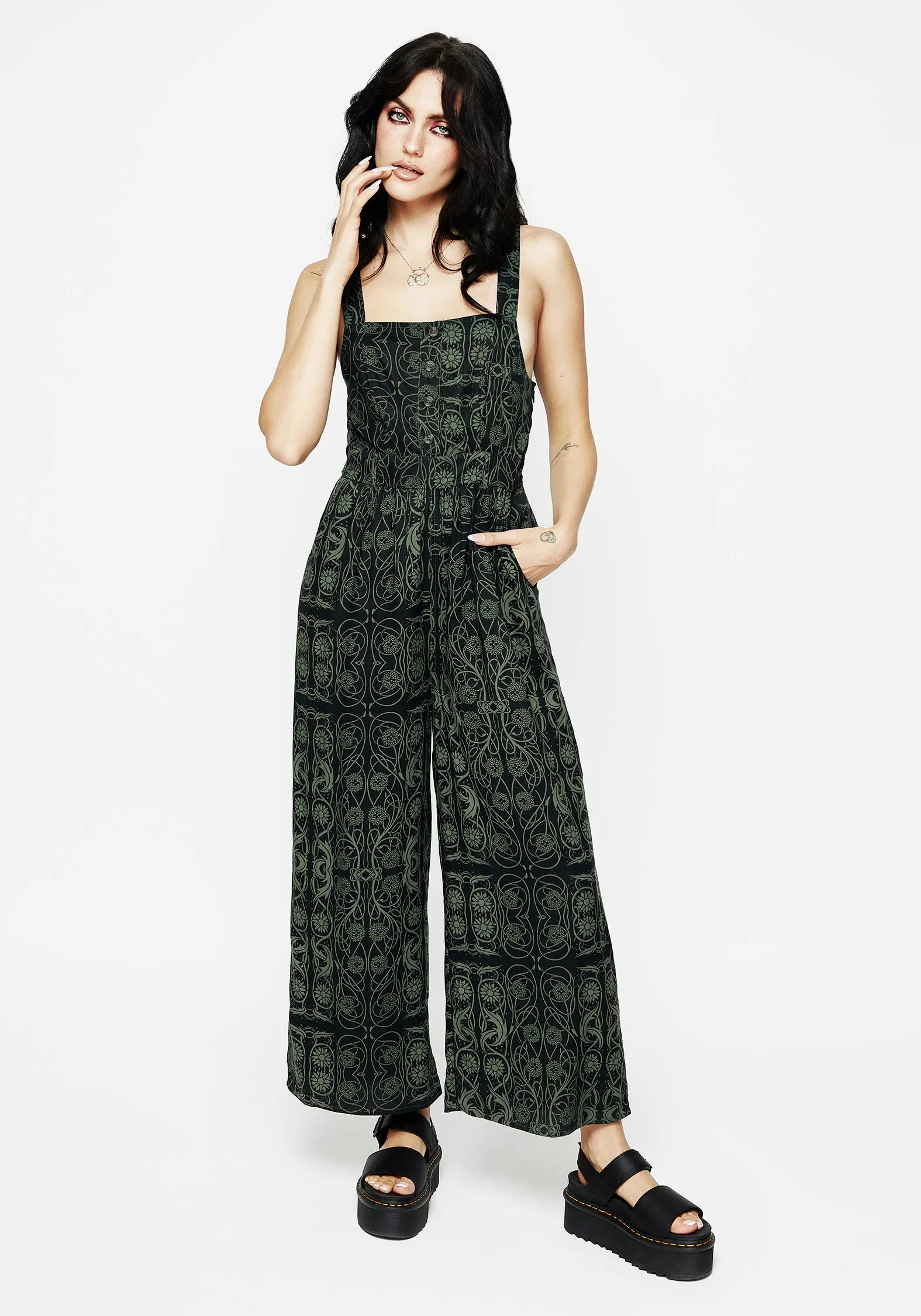 Flexible Bold Fianna Wide Leg Jumpsuit