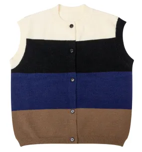 Multi Colored Vest Spandex Enhanced Elasticity Classic Wearable