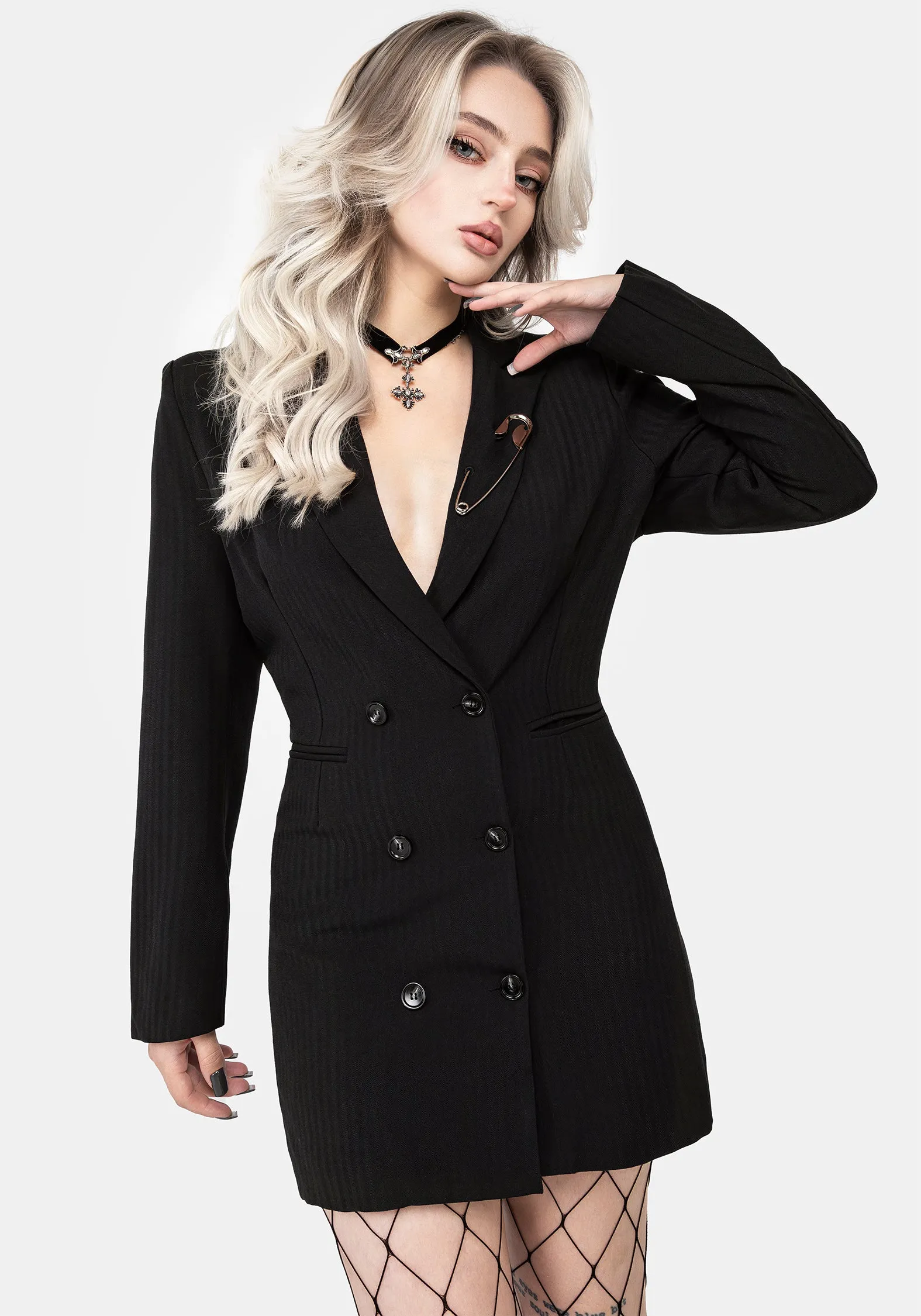 Juno Blazer Dress NonSlipClosure Balanced Look