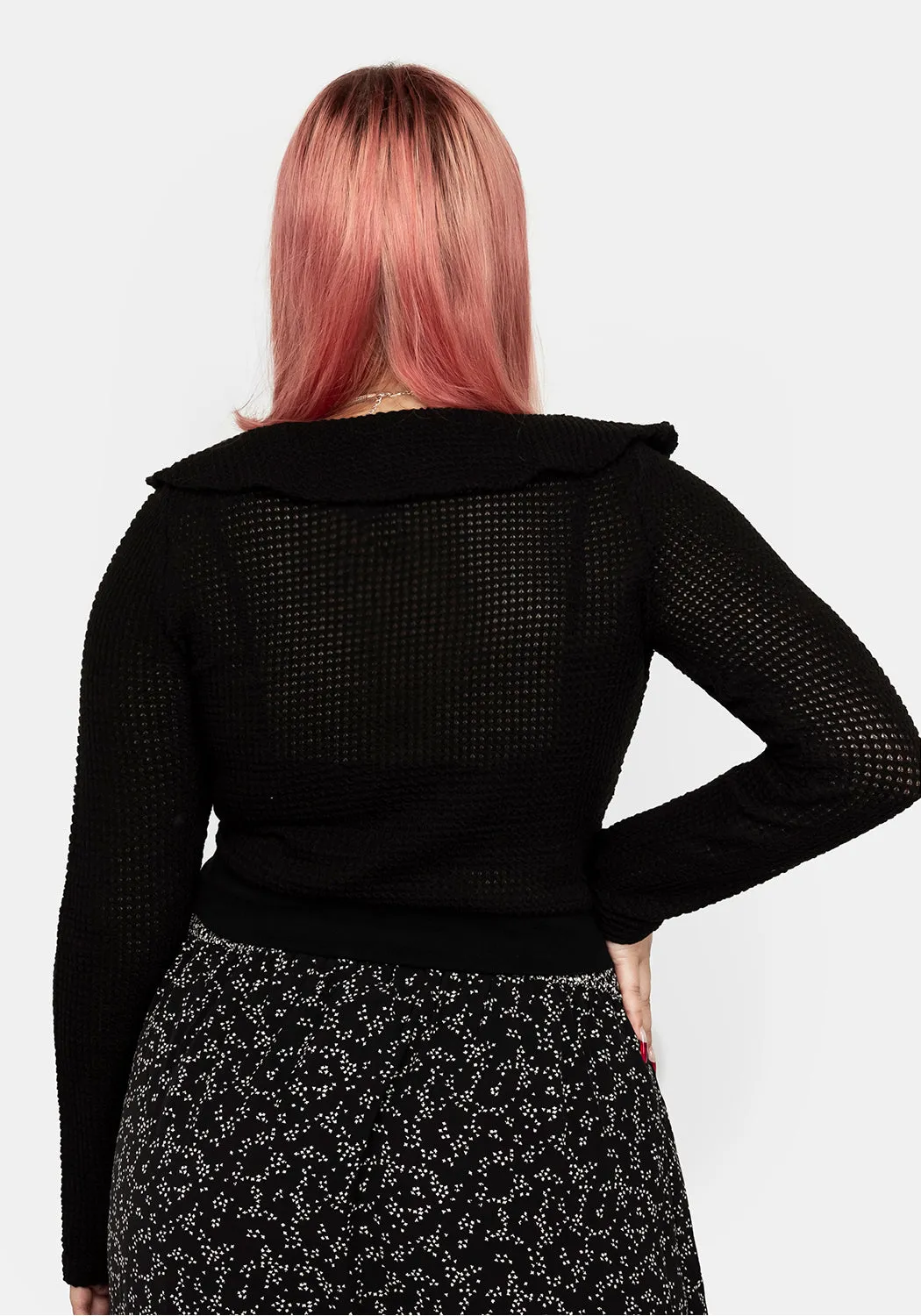 Diagonal Pocket Placement Ethical Production Certified ENCHANTRESS CARDIGAN