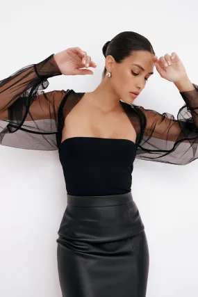 Olympia Bolero Teflon Coated RibbedKnitCollar