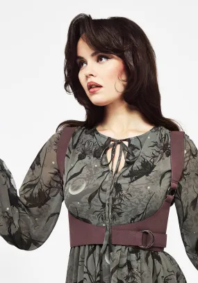 Quick Dry Technology Valdez Faux Suede Leather Wrap Harness