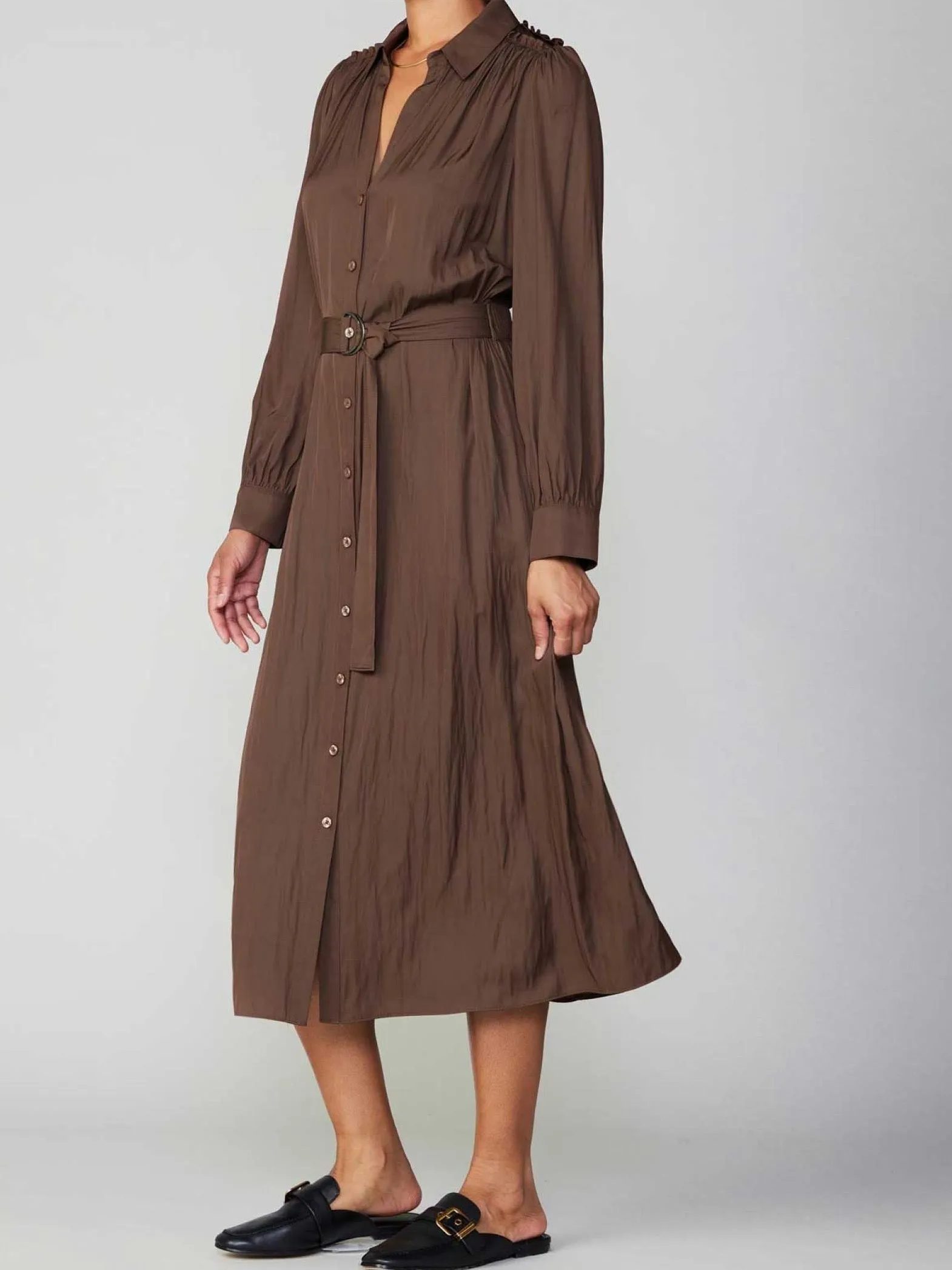 Leah Chocolate Dress Pure Aesthetic
