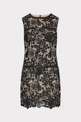 3D Garden Lace Sleeveless Mini Dress Light And Airy Calm Touch