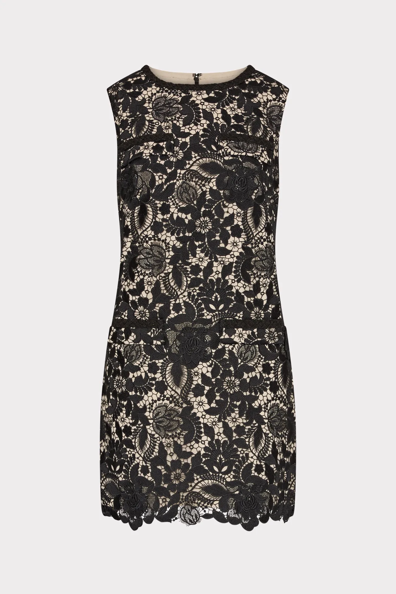 3D Garden Lace Sleeveless Mini Dress Chic Appeal