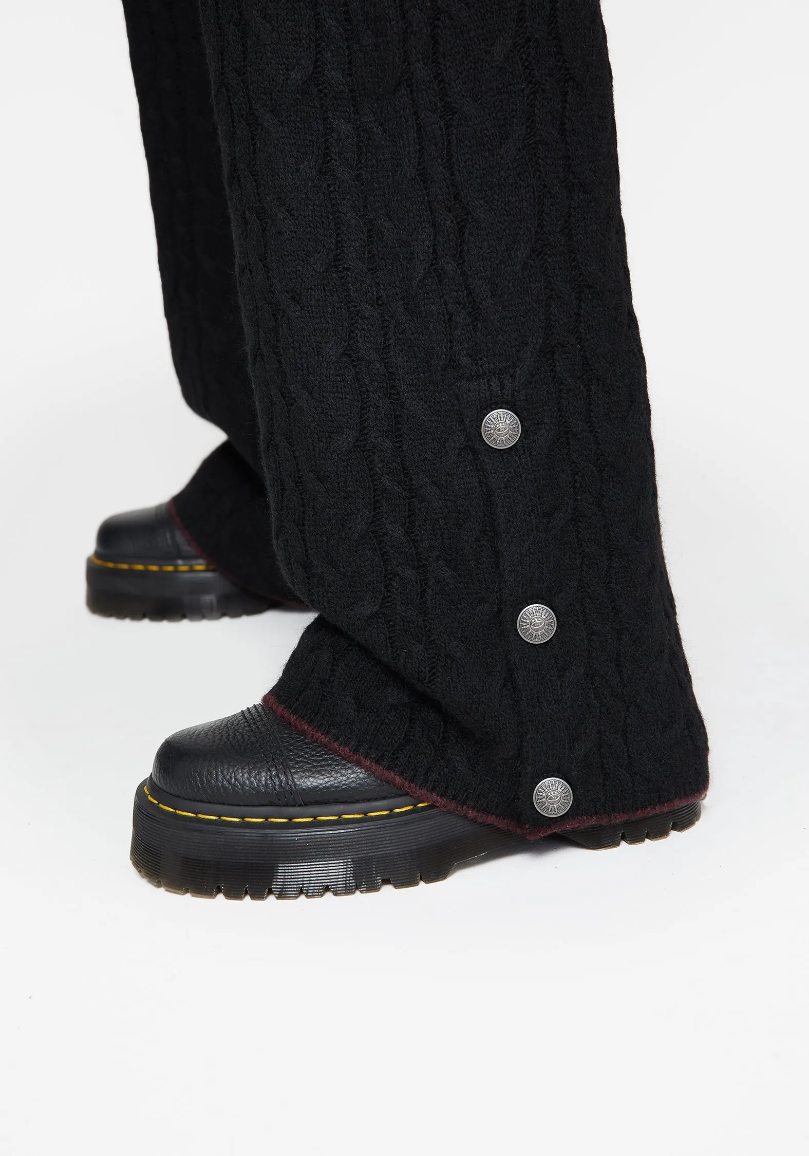 Sophia Cable Knit Wide Leg Trouser Everyday Use