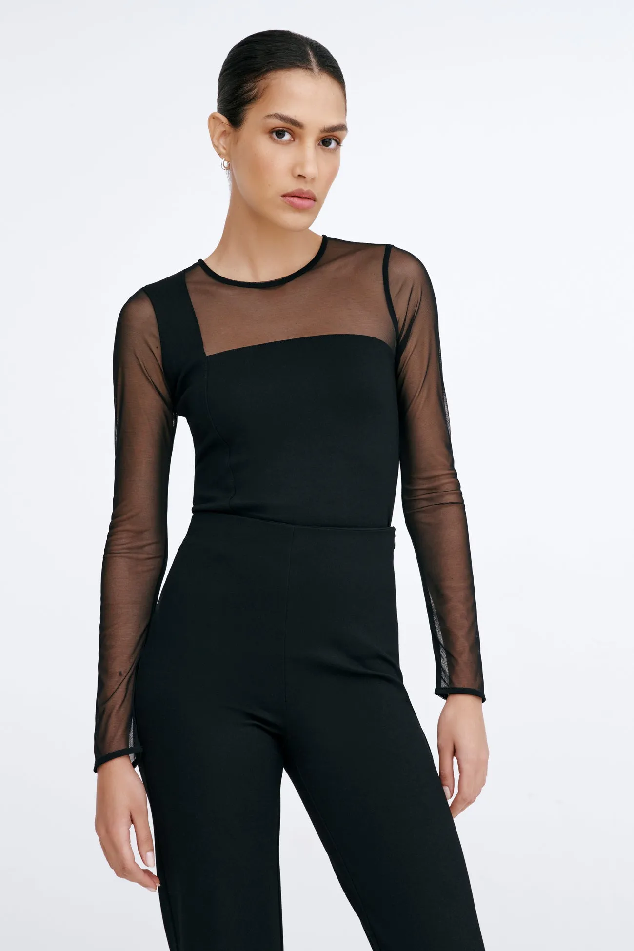 Soraya Top Anti Pilling Fabric V Neck Design