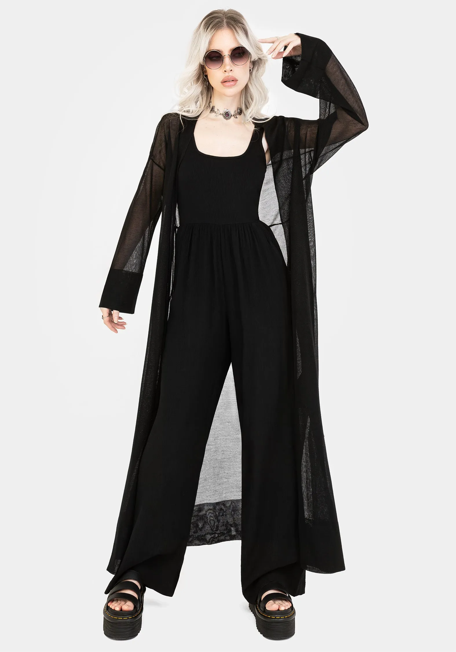 Soren Knit Maxi Cardigan Chill Vibe Travel Layer