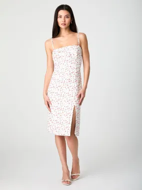 Echo Crepe Strappy Midi Dress Understated Charm Weekend Ready