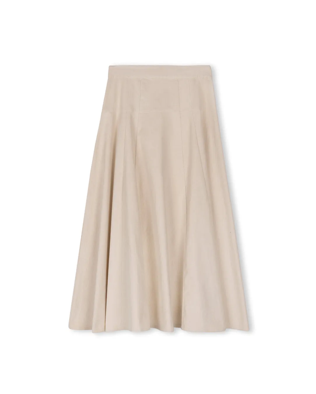 Comfy Wear Creative Layering Corduroy Yolk Skirt