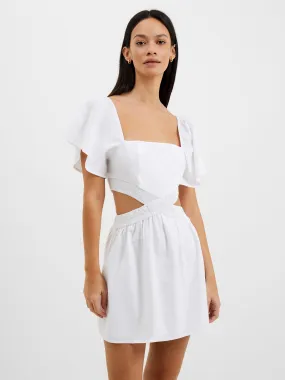 Alania Lyocell Cut Out Dress High Neck breathable-mesh