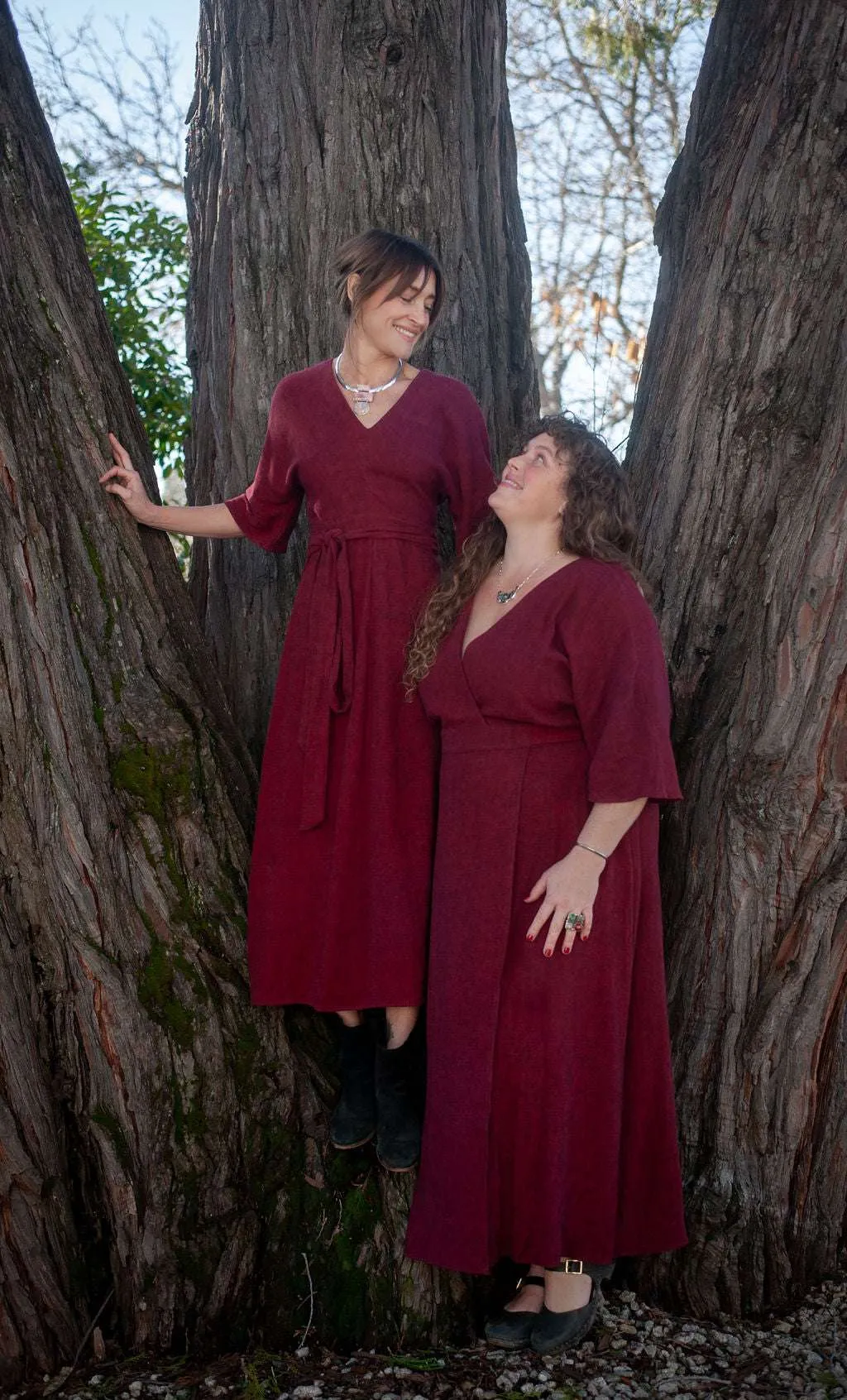 Cozy Vibes Red Carpet Diana Dress in Ruby Checker