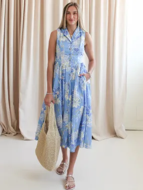 Stevie Collared Midi Dress Fresh Flow Balanced Lines