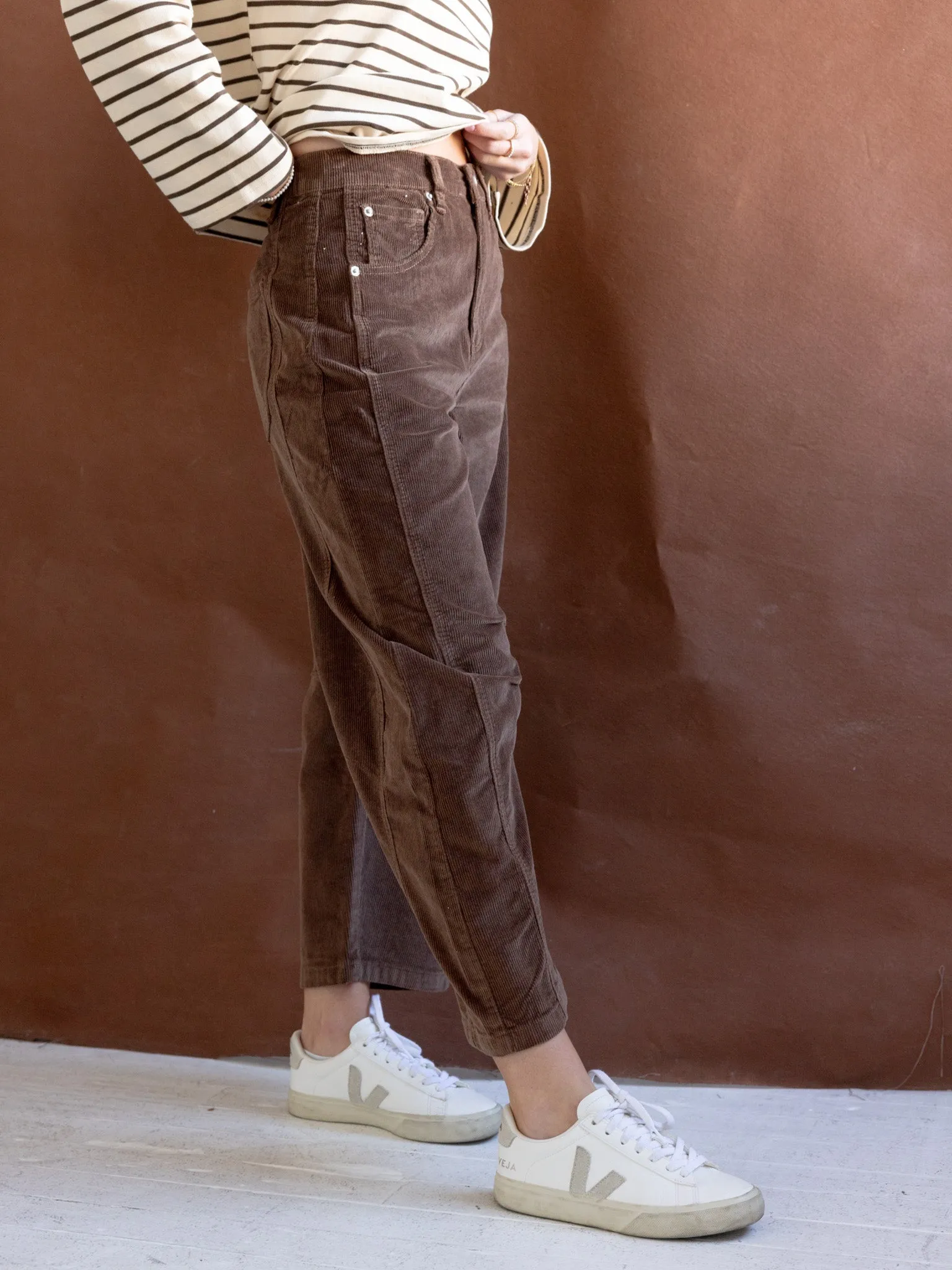 Brynn Corduroy Pant Common Wear Stylish Sunny Vibes