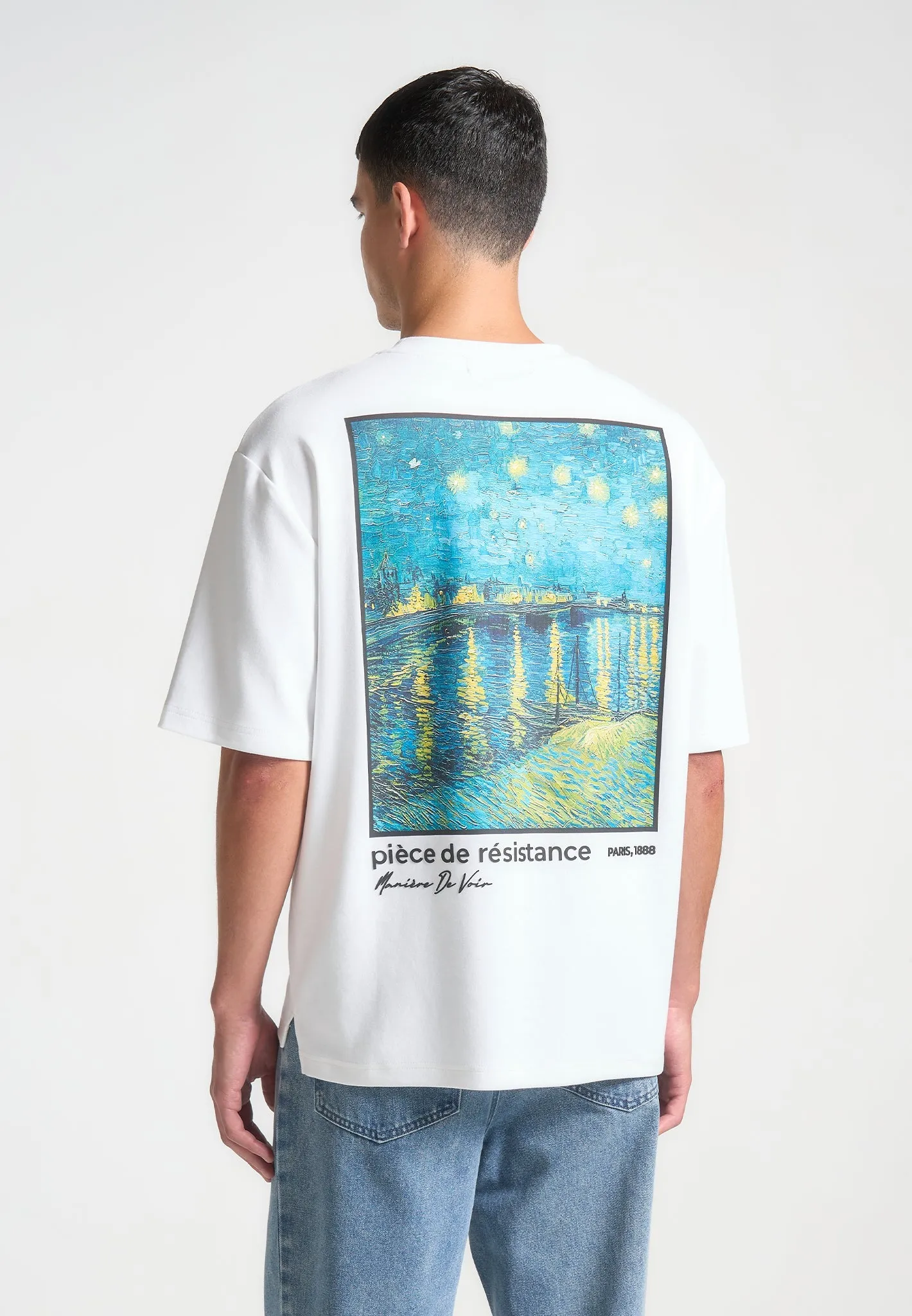 Pi??ce De R??sistance - Van Gogh T-Shirt - White Workwear Essential