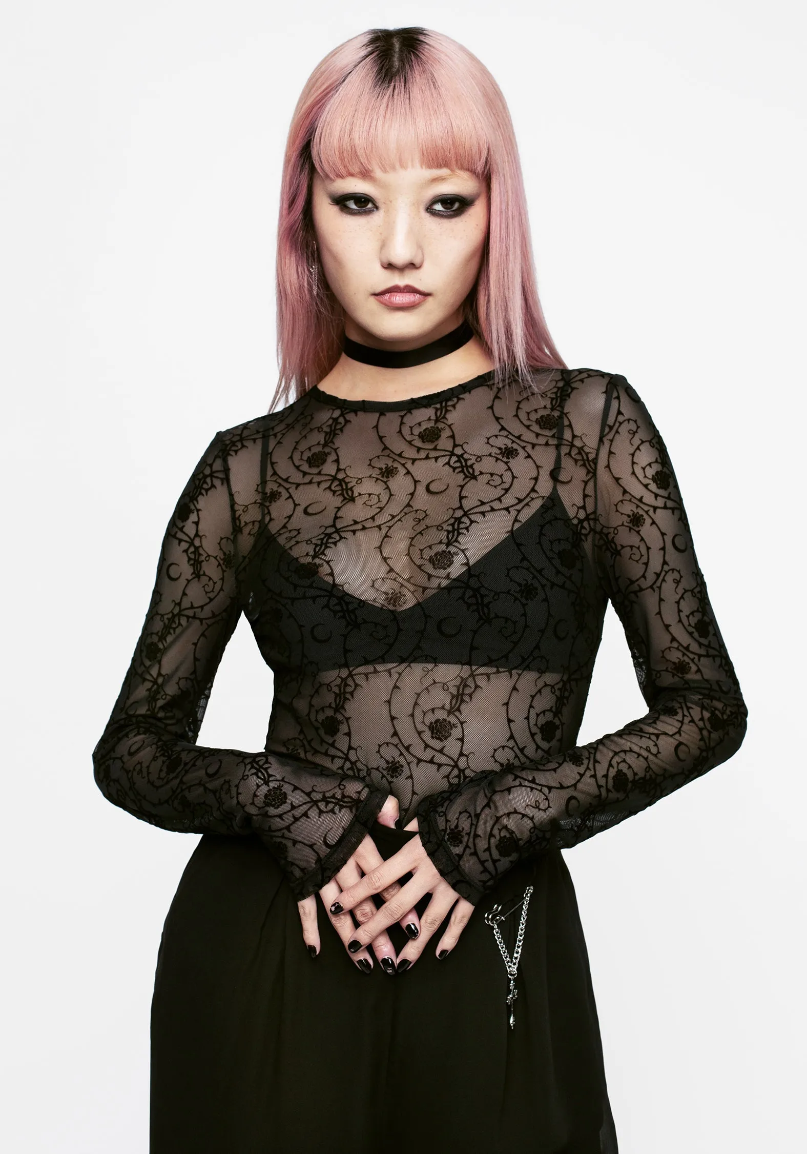 Thorns Mesh Top MoistureWickingMaterial