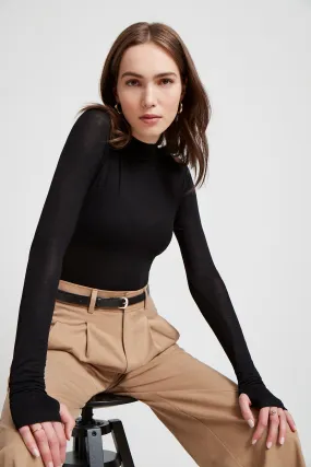 slim fit Sheer Addy Top