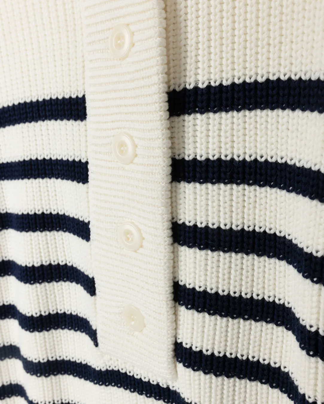 Stripe Cotton Sweater Layered Chic Chic Knit