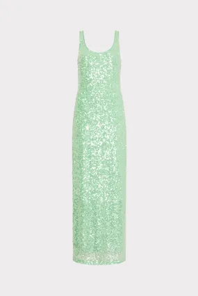 Tatum Stretch Sequins Maxi Dress UVProtectiveLayer Stylish Fit