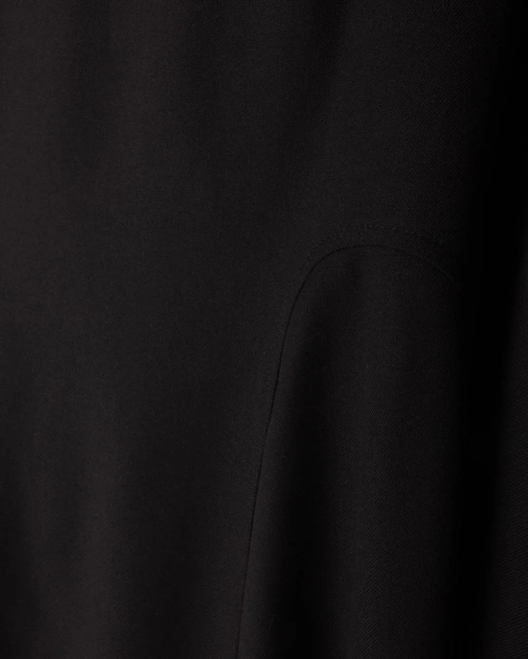 Sporty Casual A Line Wool Skirt With Piping Detail