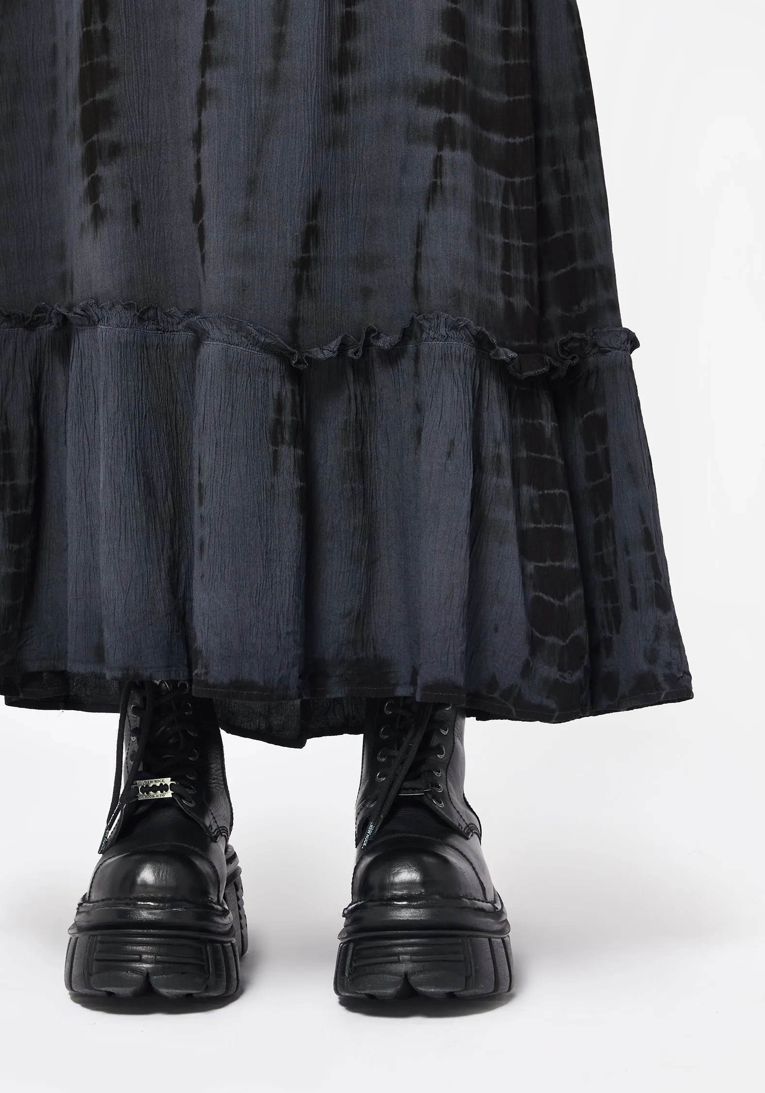 Aria Tie Dye Midaxi Dress Sophisticated Line