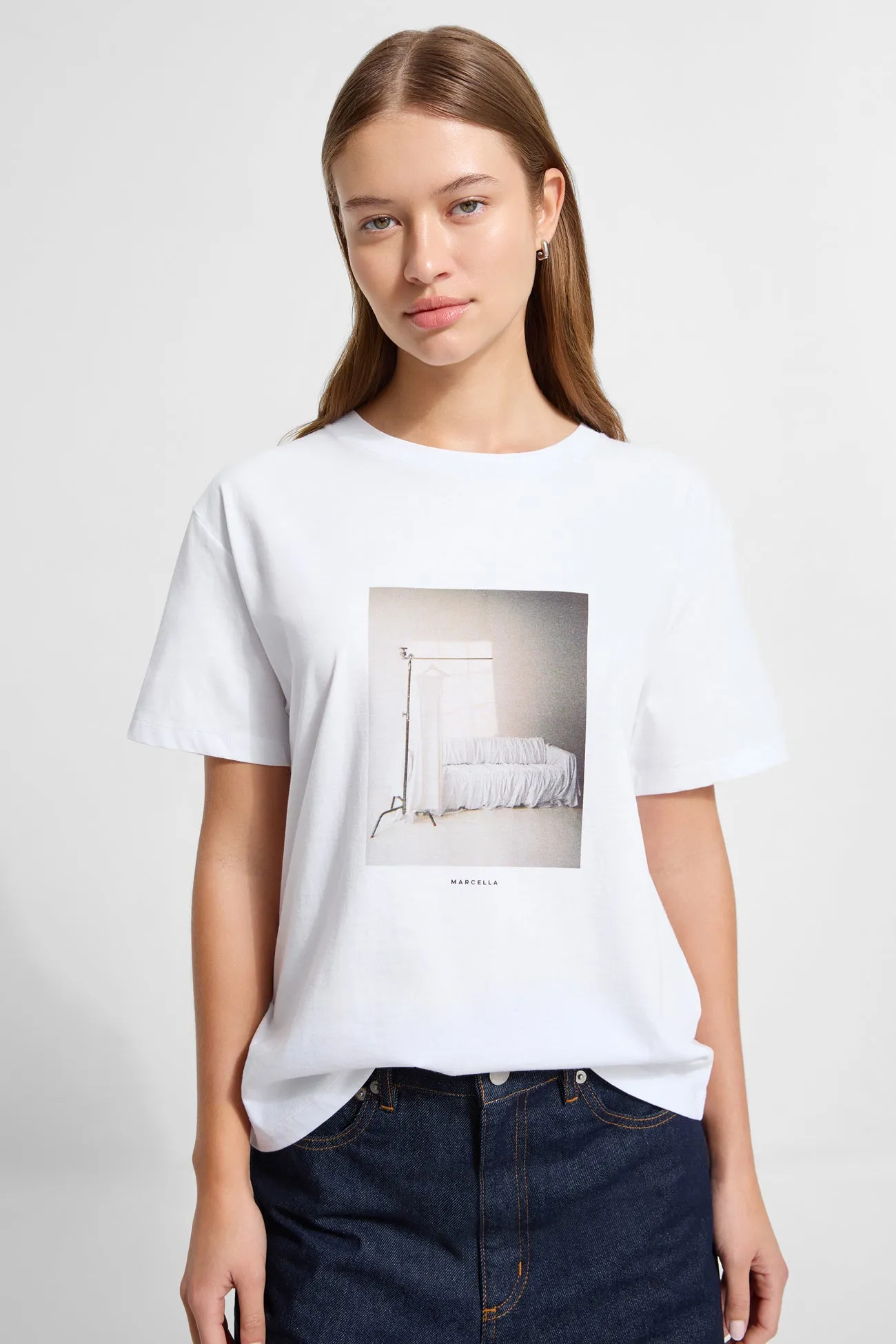 DropShoulderConstruction Studio Graphic Tee