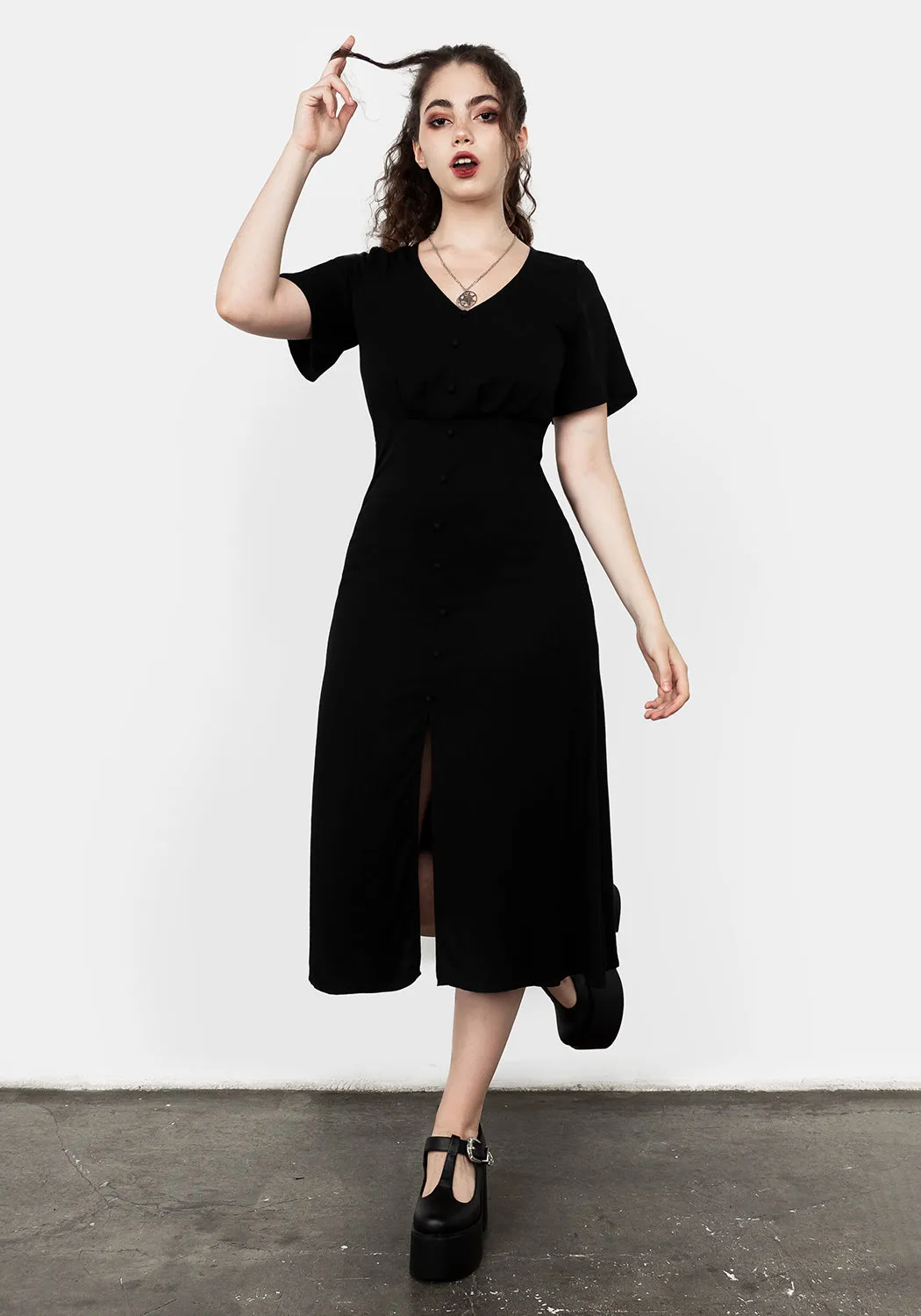 Hestia Dress Timeless Layer Metallic Finish