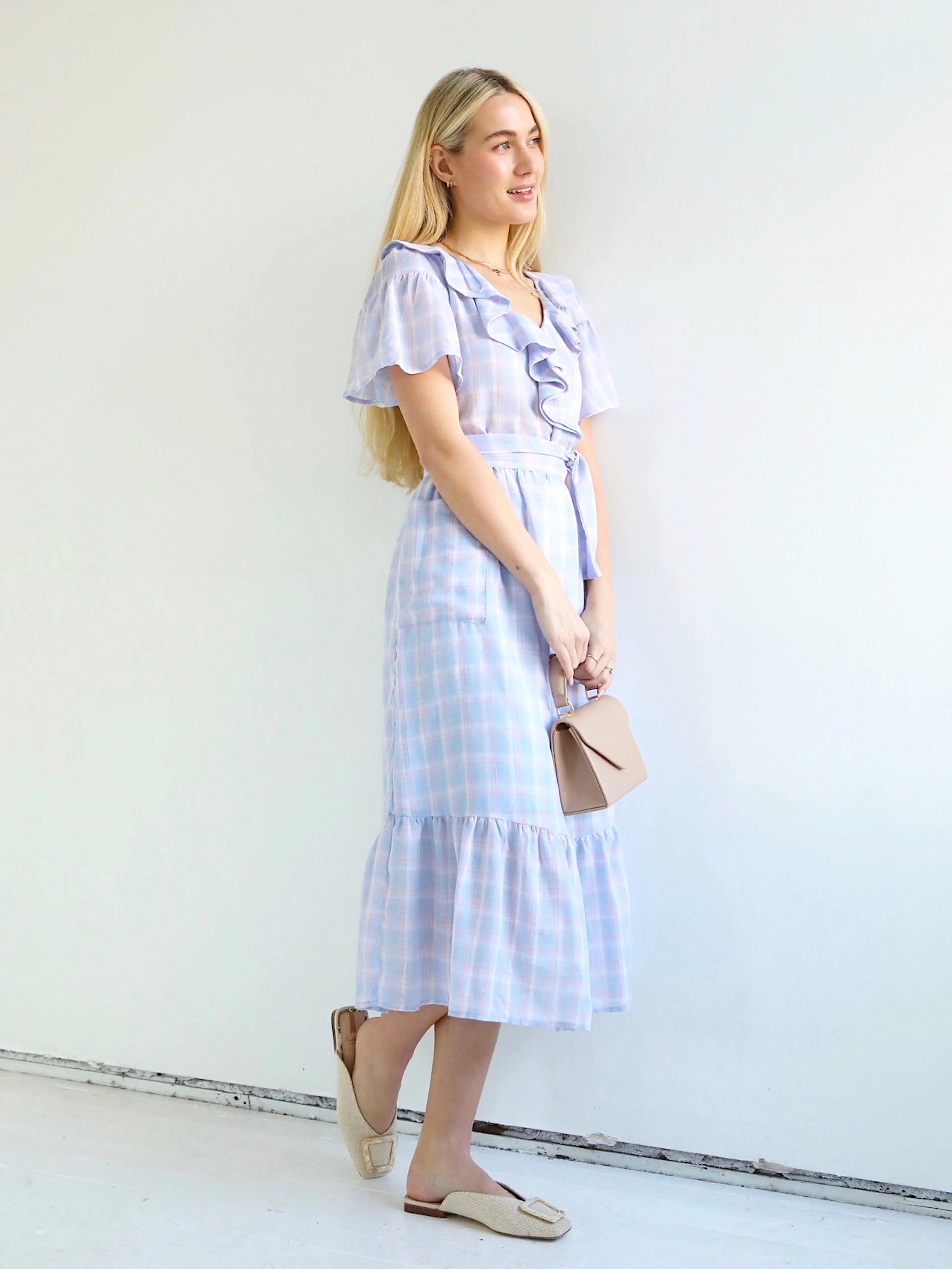 Relaxed and stylish Modern Staple Chesney Check Midi