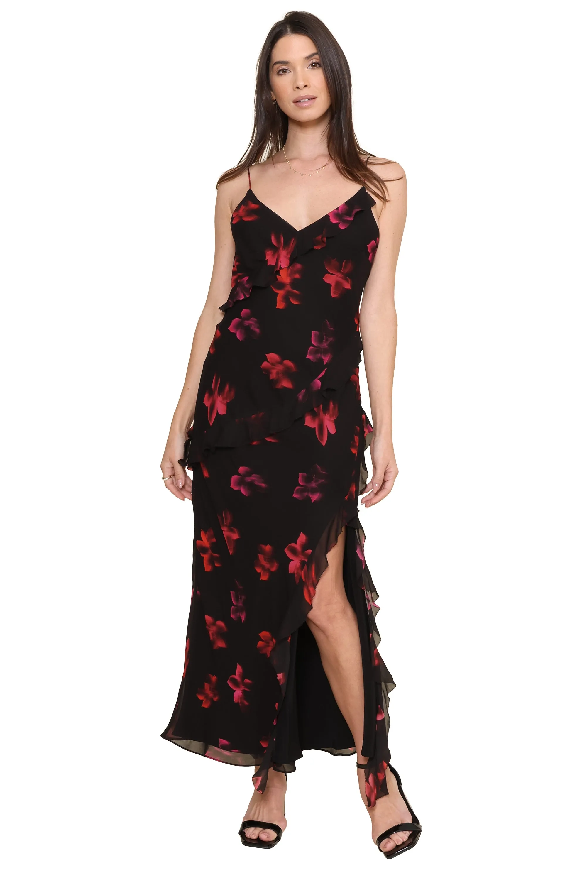 Kariselle Dress Pleated design Texture Edge